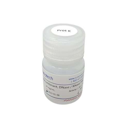 Proteinase K, DNase / RNase Free, 20mg/mL Solution, 48 mL